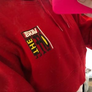 vans cropped hoodie